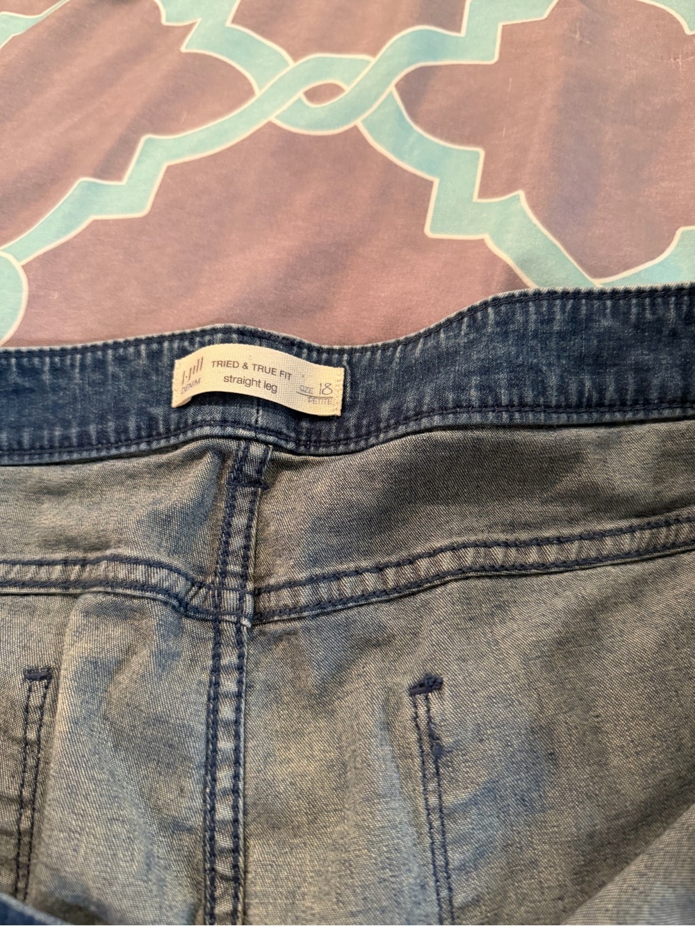 J. Jill Straight Leg Jeans - Light Blue Wash